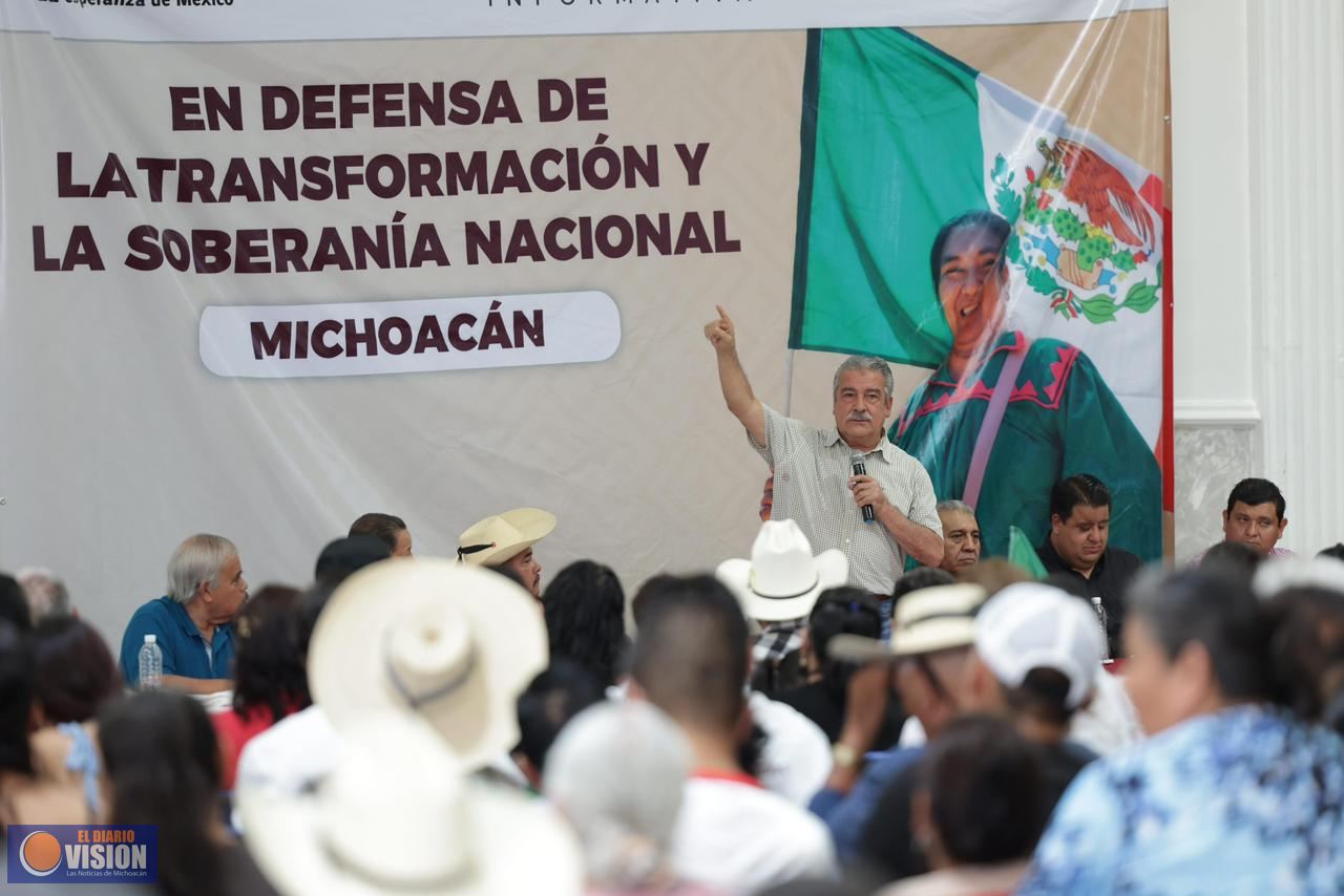 Reconoce Morón avance de la transformación en Michoacán de la mano de Sheinbaum