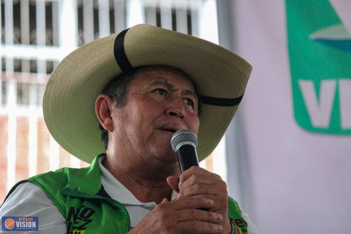Ernesto Núñez, garantiza el desarrollo del Estado con 