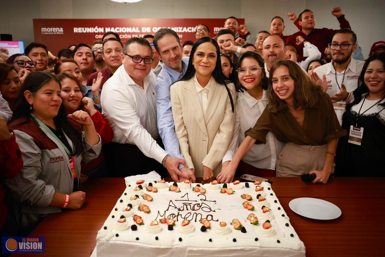 Morena celebra sus primeros 12 años de registro como partido político nacional