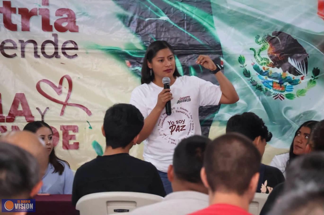 Las juventudes son el presente: Celeste Ascencio llama a abrir más espacios para los jóvenes 