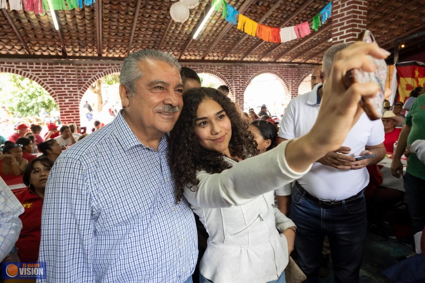 Raúl Morón lidera preferencias rumbo a la gubernatura