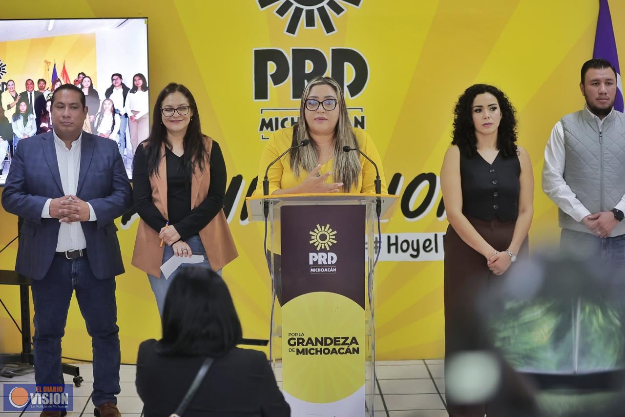 PRD Michoacán, llama a garantizar estabilidad y certeza en el IEM