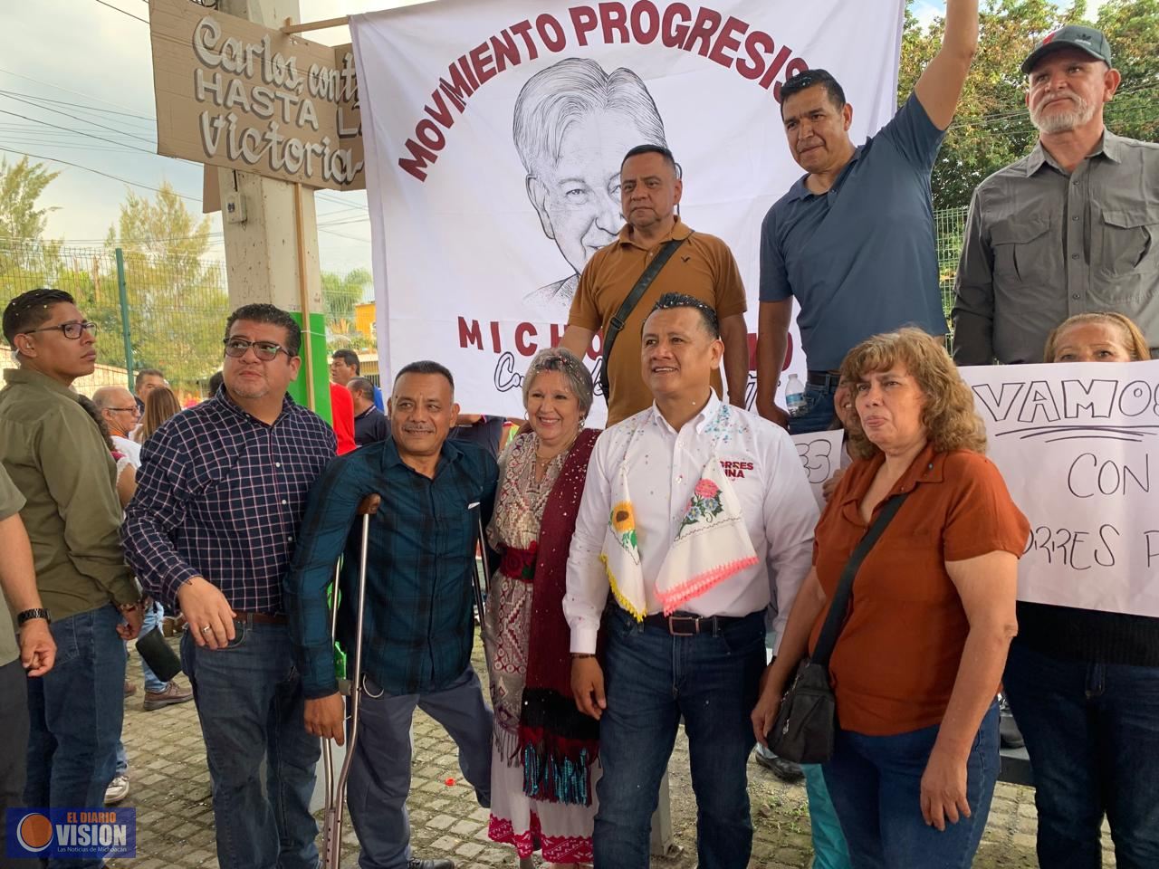 Desde Taximácuaro, Torres Piña llama a cerrar filas con Sheinbaum y defender la soberanía nacional