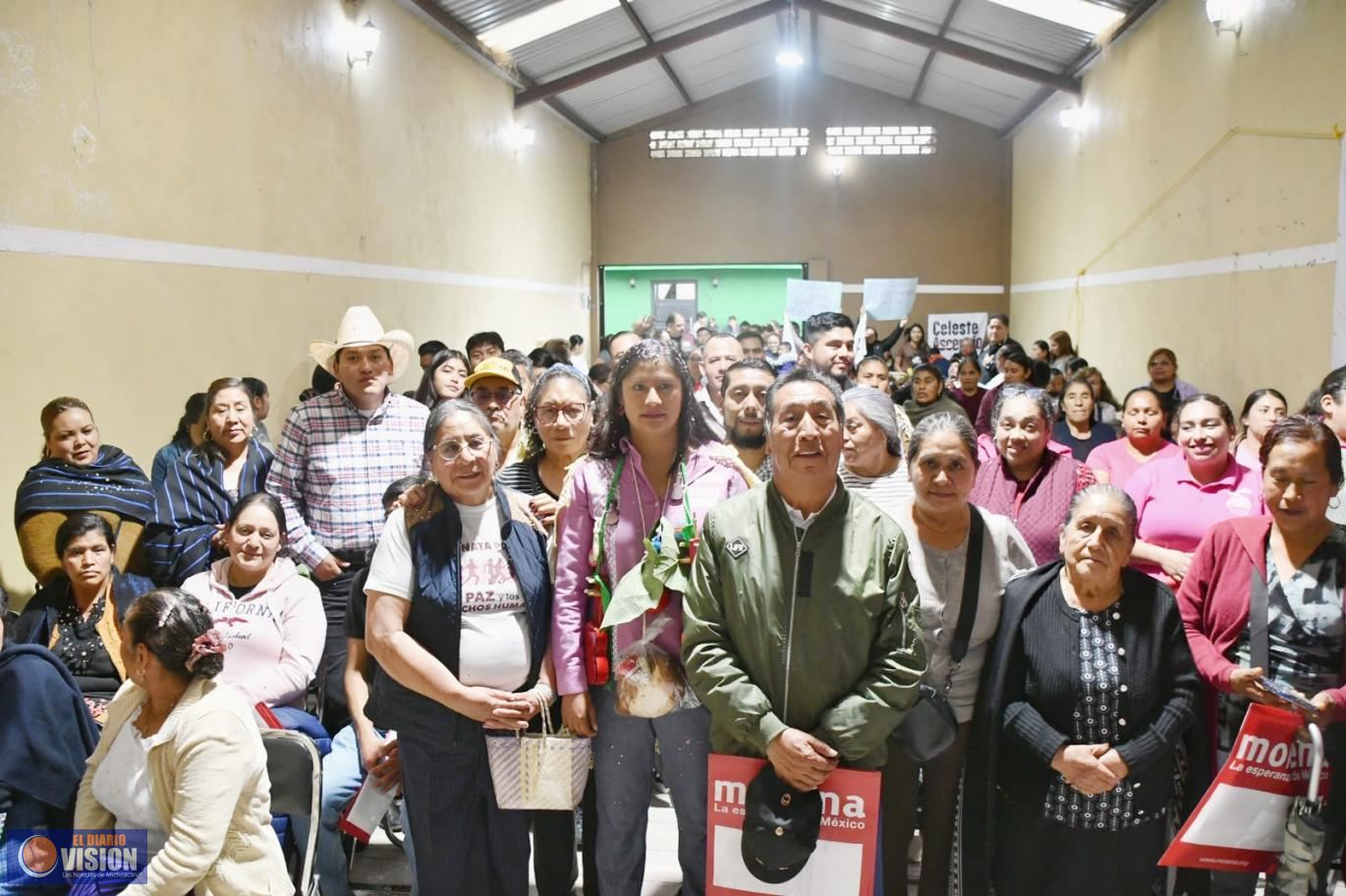 En Paracho, Celeste Ascencio destaca que la 4T ha dado voz y representación a pueblos originarios