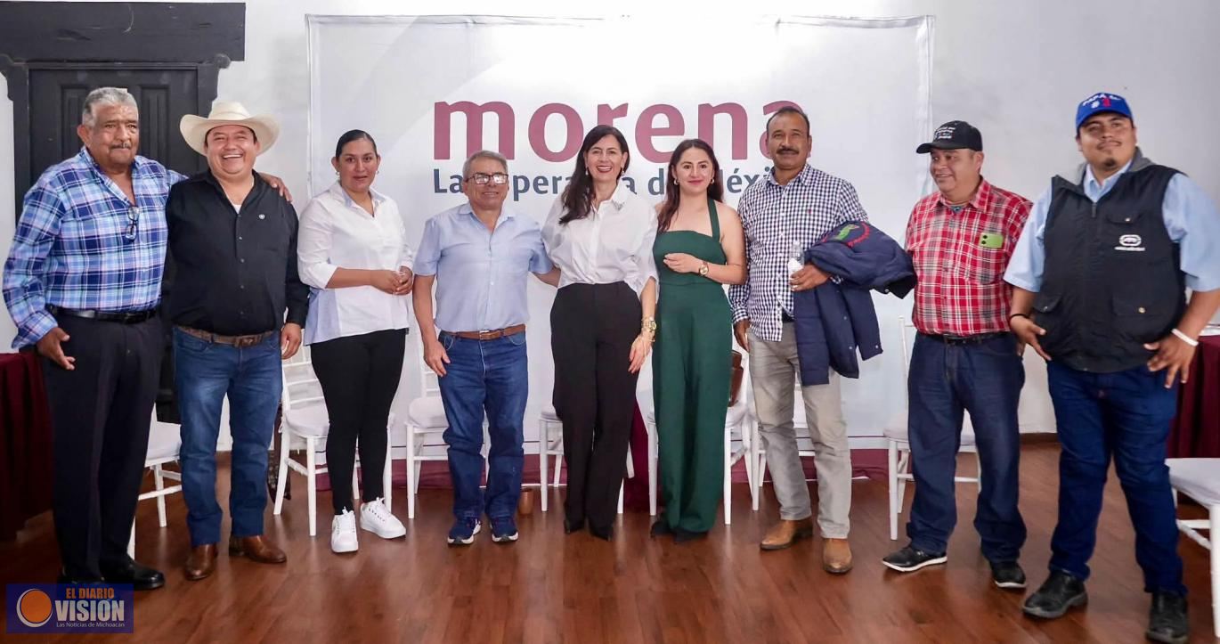 Sectores productivos construyen agenda económica con Gaby Molina
