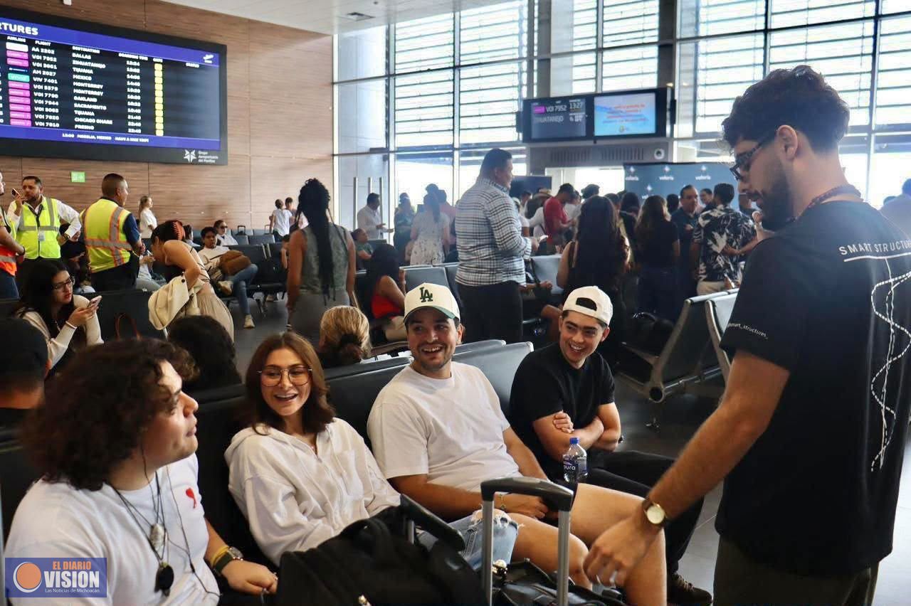 Continúa aumento de pasajeros en el Aeropuerto de Morelia 