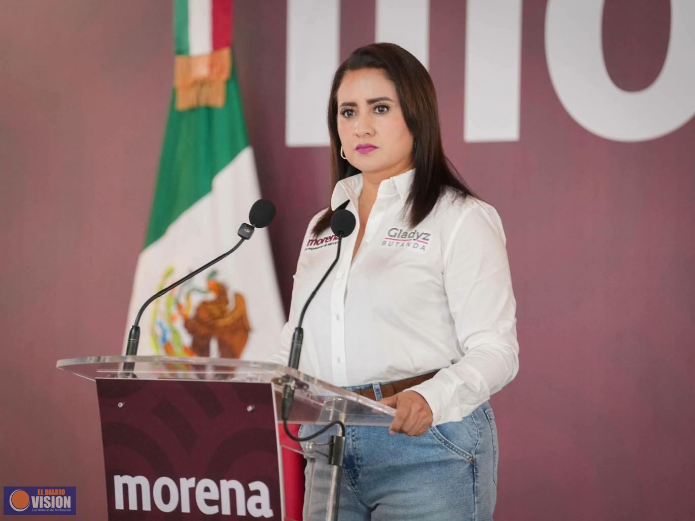 Michoacán avanza hacia la paz : Gladyz Butanda Macías
