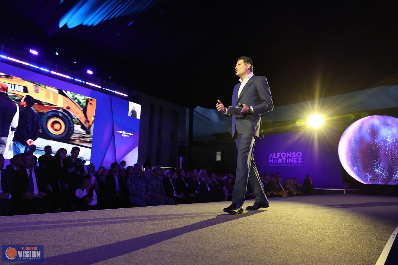 Presenta Alfonso Martínez Alcázar su II Informe de Gobierno
