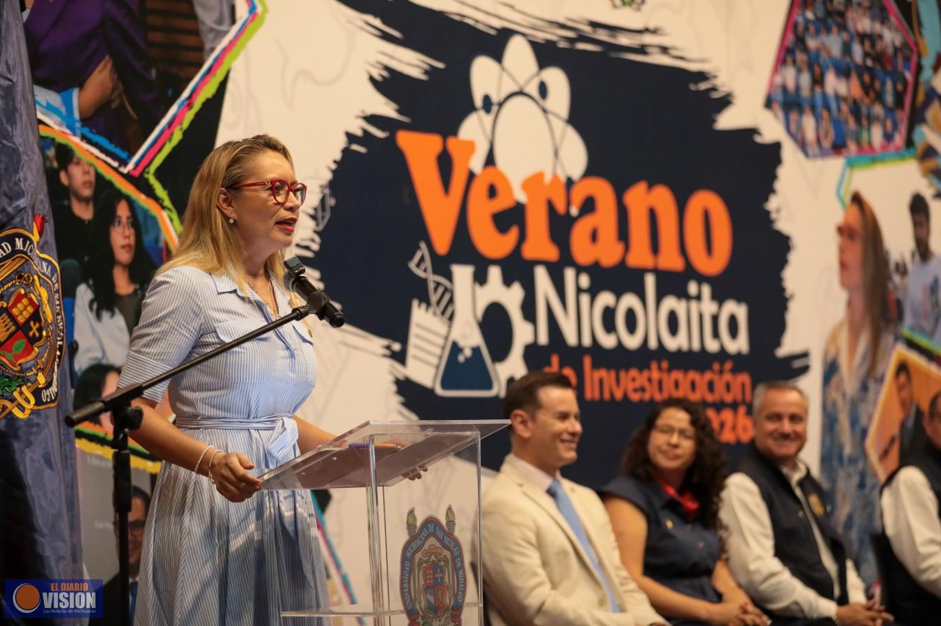 Estudiantes que participan en verano nicolaita de la investigación, marcan diferencia: Yarabí Ávila