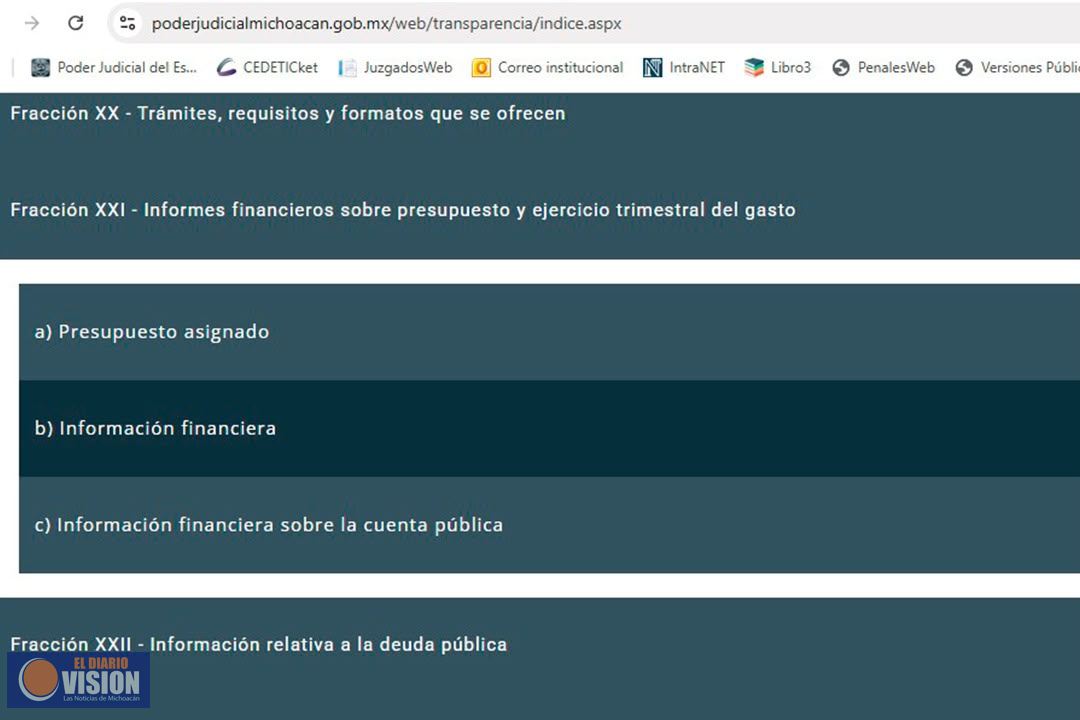 Poder Judicial de mantiene apertura y transparencia en el ejercicio de los recursos públicos