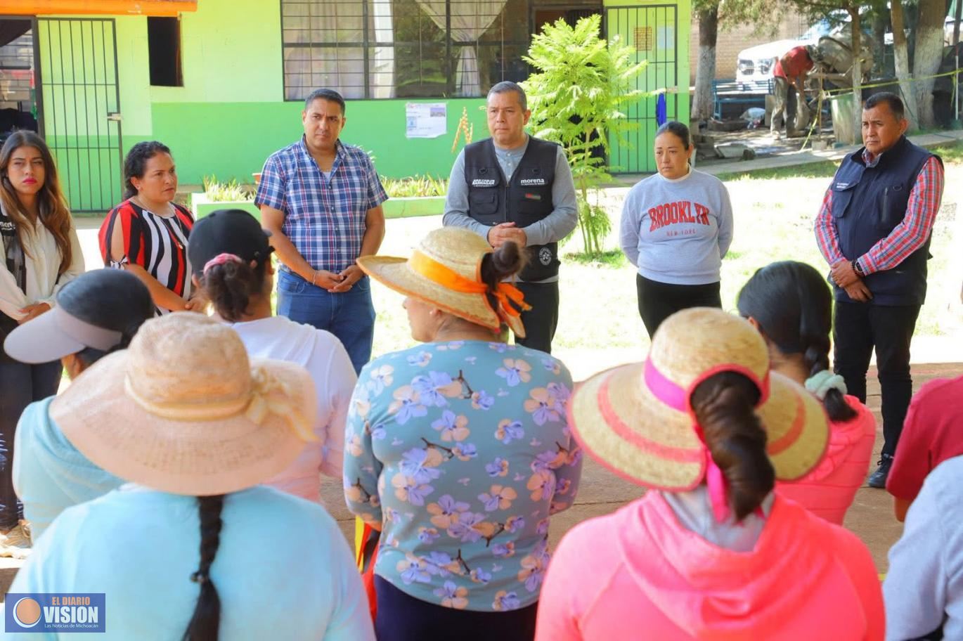 Barragán apoya escuelas de Morelia para el regreso a clases