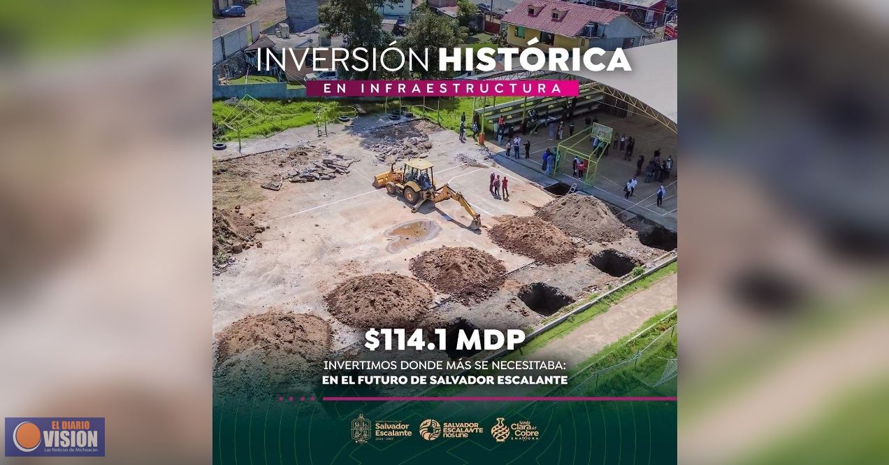 Dayana Pérez impulsa infraestructura con inversión histórica de 114.1 mdp en Salvador Escalante
