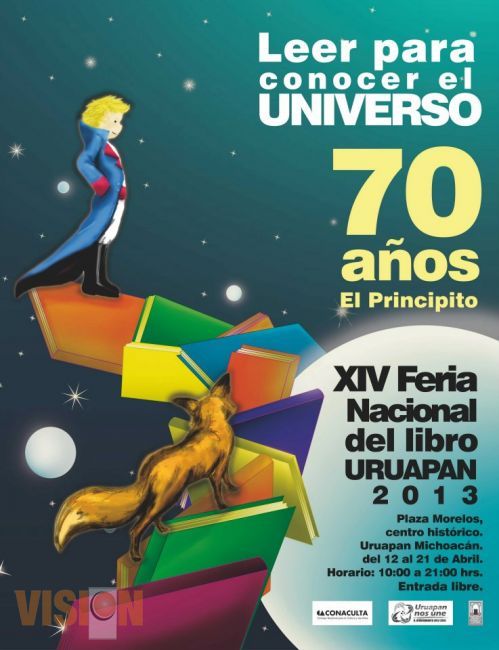 Saraí Ochoa Berber primer lugar en el concurso de cartel para la Feria Nacional del Libro de Uruapa