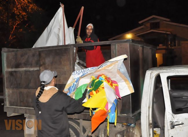 Realizan operativos de limpieza visual en Uruapan