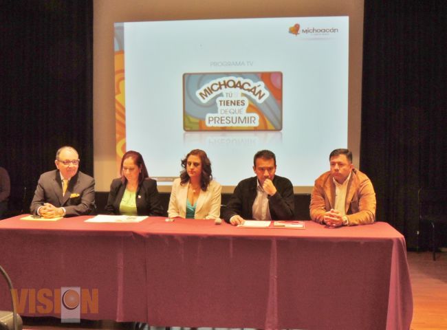 Anuncian segunda temporada del Programa de Televisión “Michoacán, tú sí tienes de qué presumir