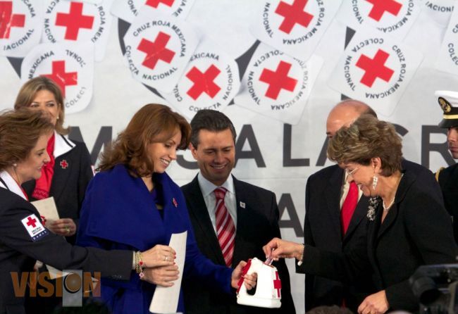 Inicia Colecta Nacional de la Cruz Roja Mexicana: Peña Nieto