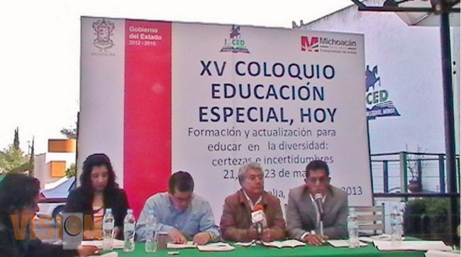 El IMCED anunció el “XV Coloquio de Educación Especial, Hoy”, del 21 al 23 de marzo.