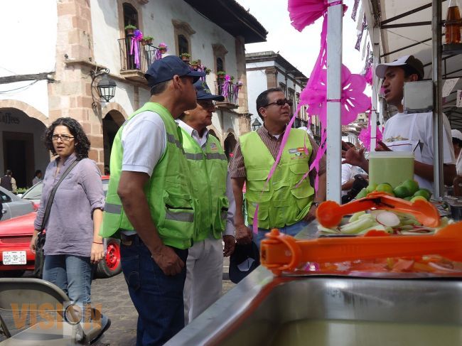 Secretaría de Salud realiza operativo de supervisión en Pátzcuaro y Uruapan