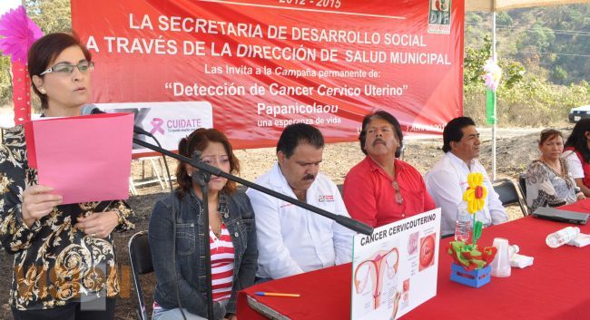 Autoridades municipales arrancan campaña de detección de cáncer cervicouterino