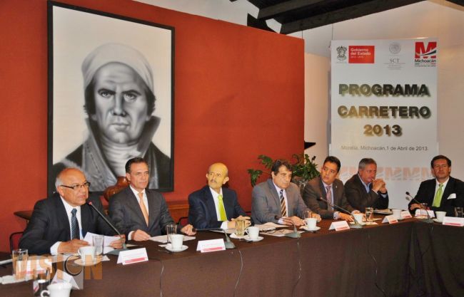 El Plan Carretero 2013 invertirá 2 mil 184 MDP en Michoacán. 