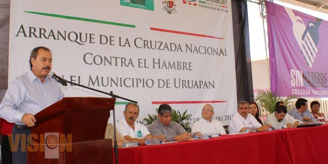 SEDESOL Arranca en Uruapan la “Cruzada Nacional Contra el Hambre” 