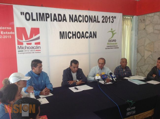 Michoacanos acudirán a la Olimpiada Nacional.