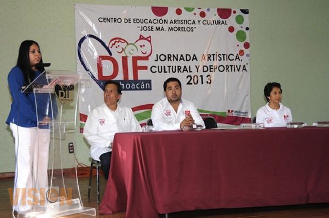 Realiza DIF Michoacán la Primera Jornada Artística, Cultural y Deportiva