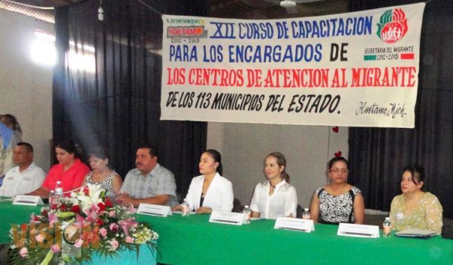 SEMIGRANTE Promueven atención eficaz a migrantes en Huetamo.