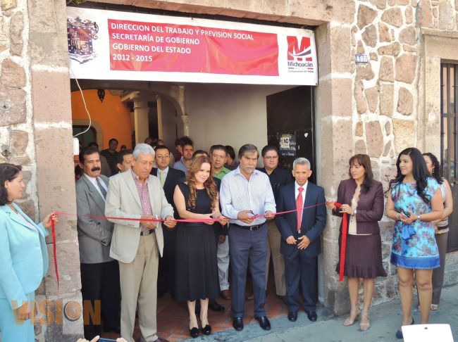 Inauguran nuevas Oficinas de la Secretaría del Trabajo y Previsión Social del Estado.