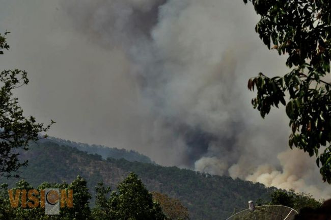 Héroes, los tres comuneros  muertos en combate al fuego