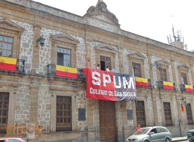 SPUM estalla huelga en la UMSNH, más de 57 mil estudiantes sin clases.