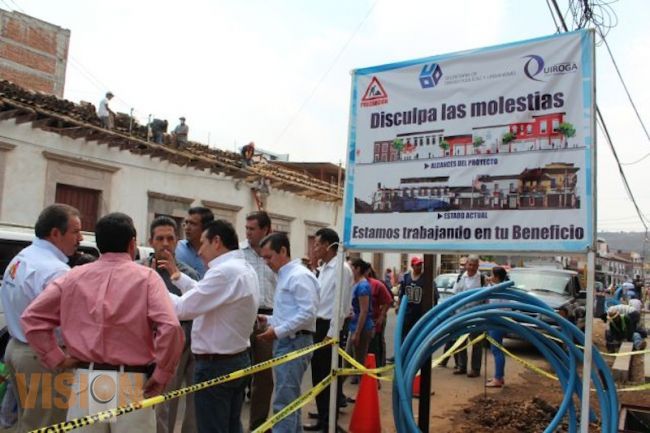 Entregó Sectur obras en Quiroga y Erongarícuaro