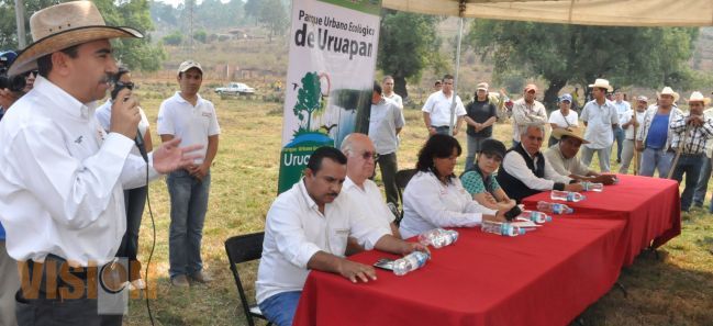 Reforestan y limpian parque urbano de Uruapan