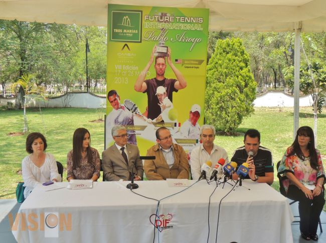 El Torneo “Future Tenis International Pablo Arroyo” en beneficio de la Casa Cuna Michoacán.