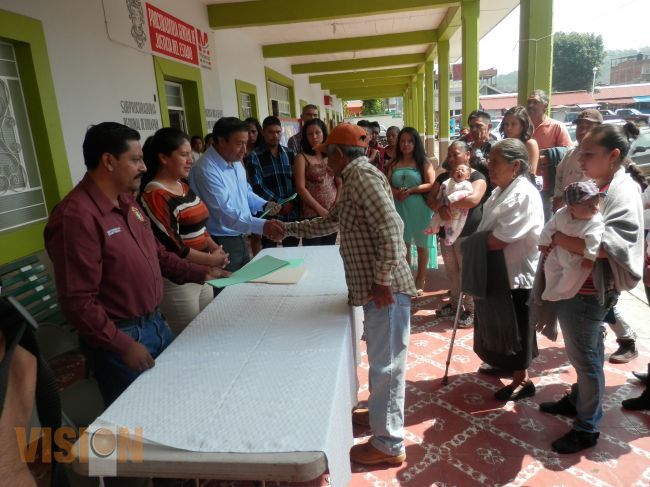 Da continuidad a programas de regularización Antolino Echeverría