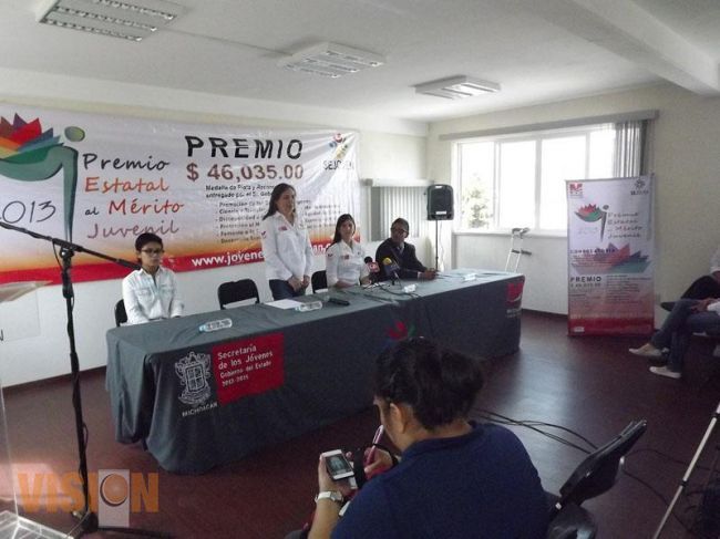 Convoca Sejoven al Premio Estatal al Mérito Juvenil 