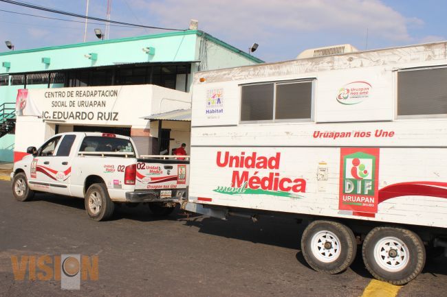 Realizaron estudios de Papanicolau a internas del CERESO de Uruapan
