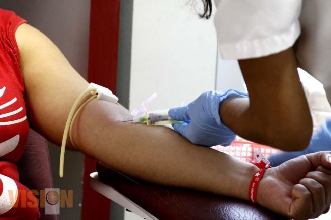 Conmemoran el Día Mundial del Donante de Sangre.