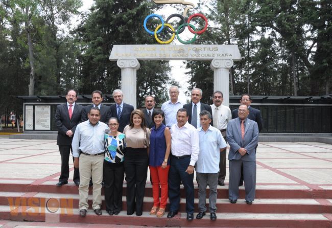 Regidores de Morelia, visitan Centro Olimpico Mexicano