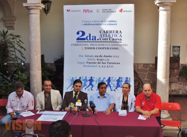 El 29 de Junio se realizara la 2da. Carrera Atlética con Causa en Morelia en beneficio de AMANC.