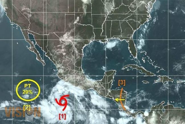 Aumenta ligeramente la intensidad del huracán Cosme; se mantiene lejos de México