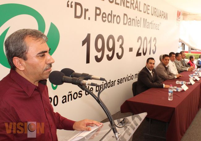 Conmemoraron 20 Aniversario del Hospital Regional de Uruapan