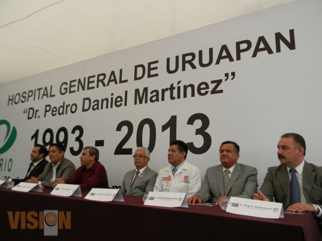 Se Conmemora el XX Aniversario del Hospital General de Uruapan “Dr. Pedro Daniel Martínez”