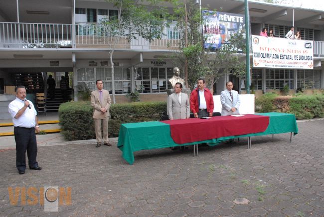 Inician la XXIII Olimpiada Michoacana de Biología 