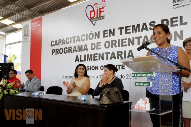 DIF Estatal realiza capacitación alimentaria en la Región Oriente.