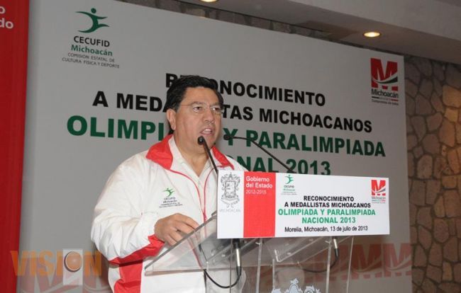 Reconoce el Gobierno del Estado a Deportistas Michoacanos Destacados