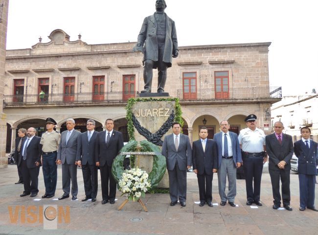 La mejor manera de honrar a Juárez es vivir en un Estado de Derecho: Juan Carlos González Vidal.