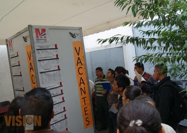 Realiza SNE la vigésima edición de la jornada del empleo en Michoacán.