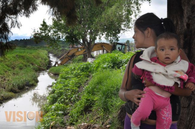Limpian Dren en la colonia Mariel de Morelia