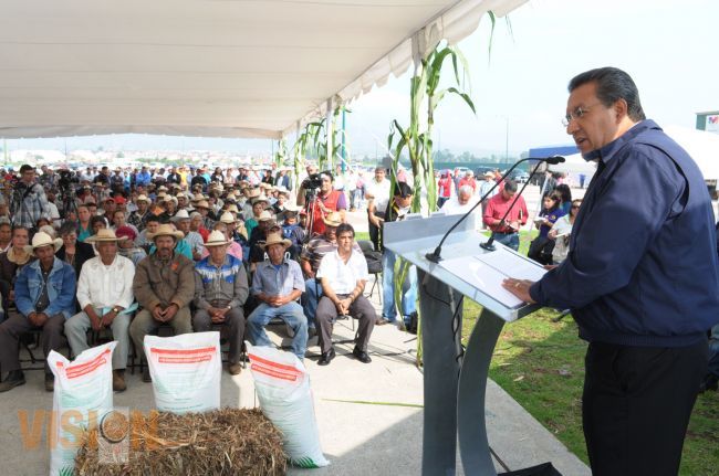 Entregan apoyos a productores locales 